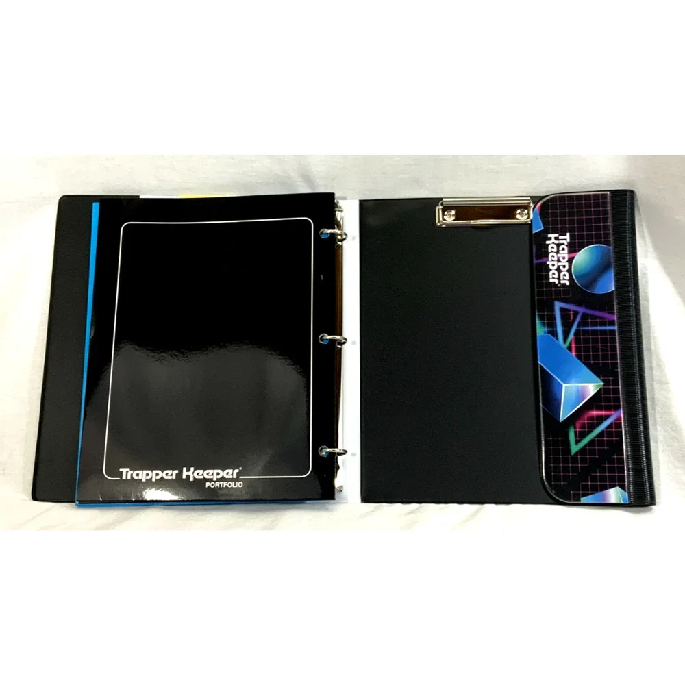 Mead Trapper Keeper Binder Folder Clipboard 80’s 90’s Retro Geometric Design New